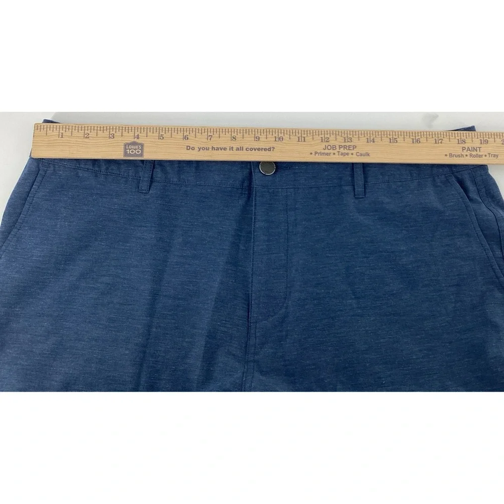 Faherty All Day Shorts Mens 36 Blue Hybrid Stretch Boardshorts MSC0012